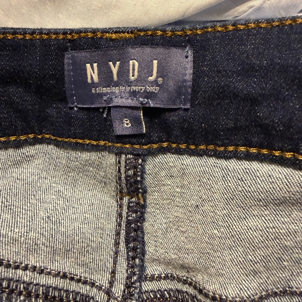 NYDJ Men's Dark and Light Blue Jeans